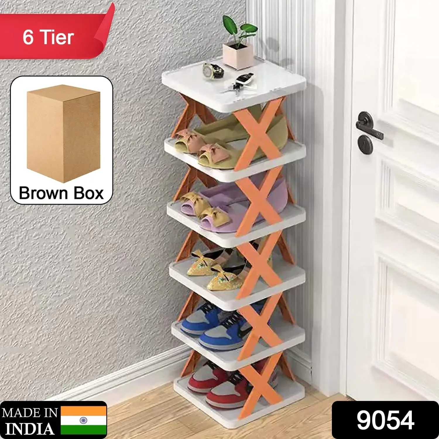 6 Layer Shoe Foldable Rack