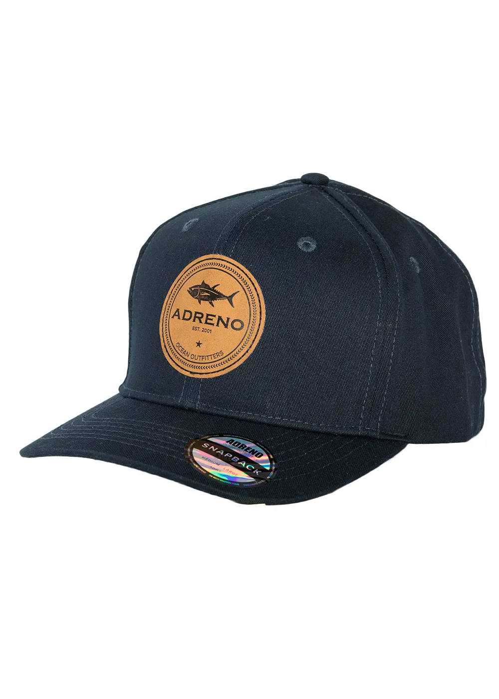 Adreno Bonza Snapback Cap - Leather Tuna Badge