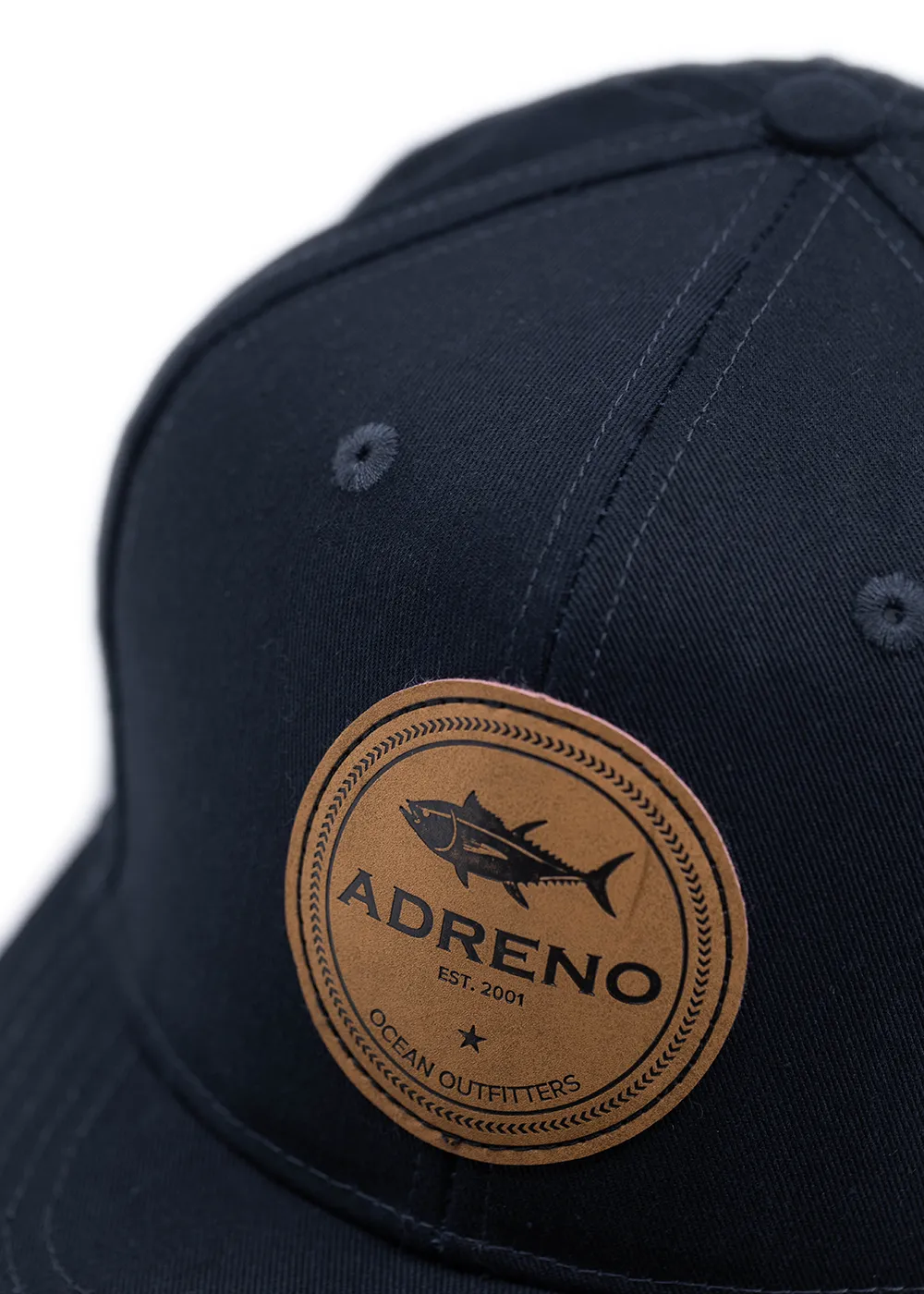 Adreno Bonza Snapback Cap - Leather Tuna Badge