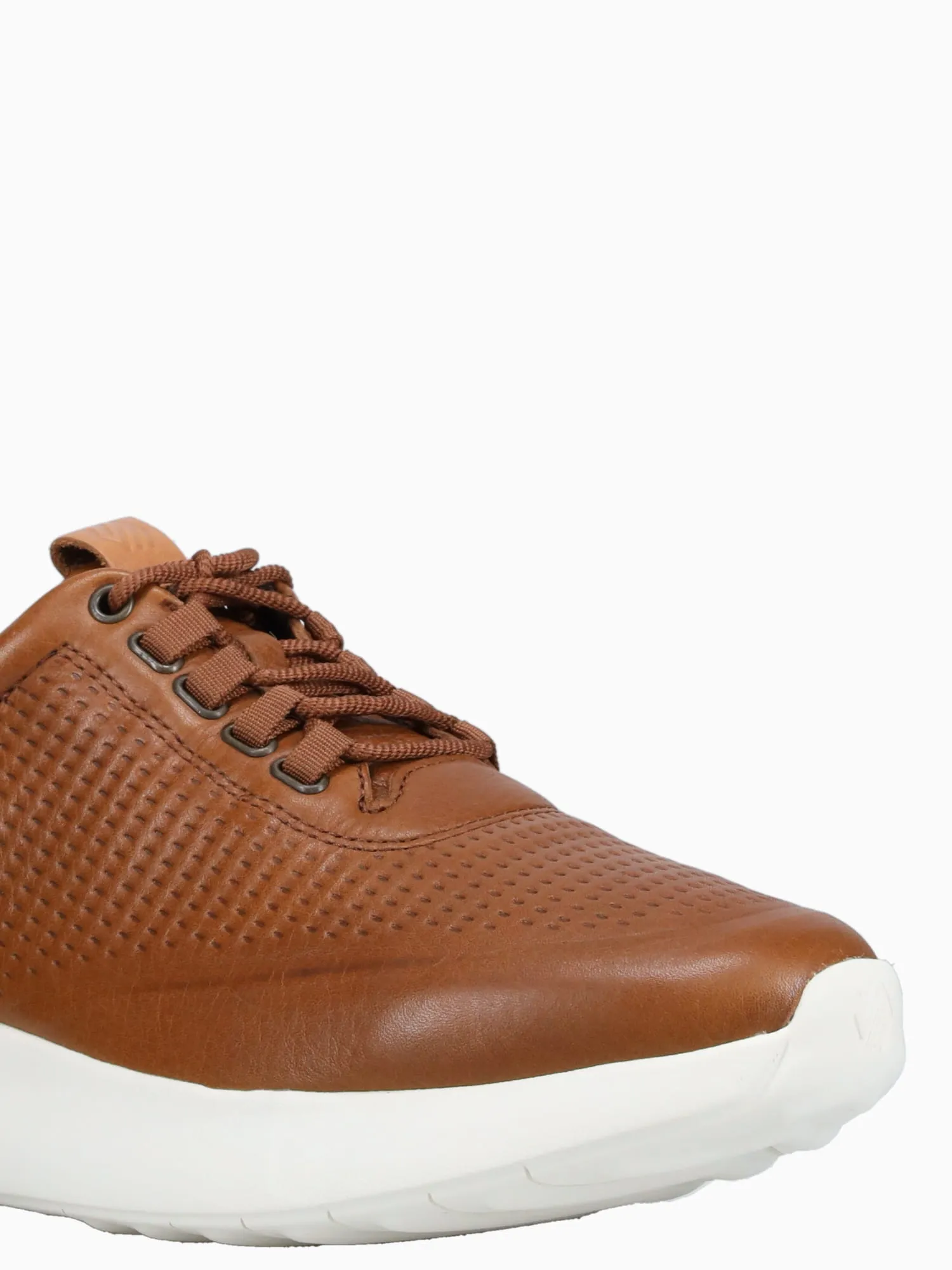 Amherst 2.0 Embossed U Throat Tan Leath