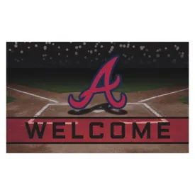 Atlanta Braves Heavy Duty Crumb Rubber Door Mat