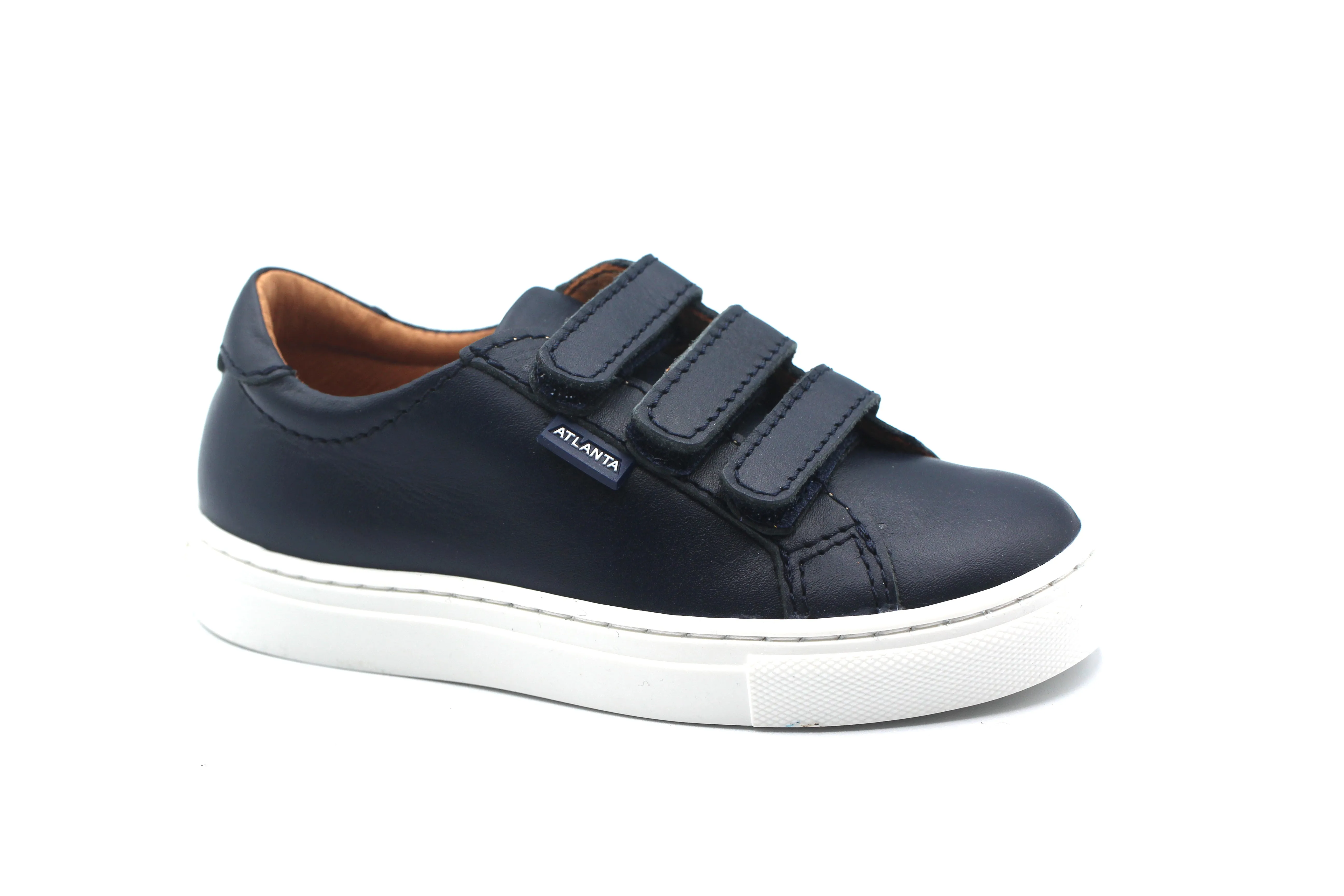 Atlanta Navy Three Strap Sneaker