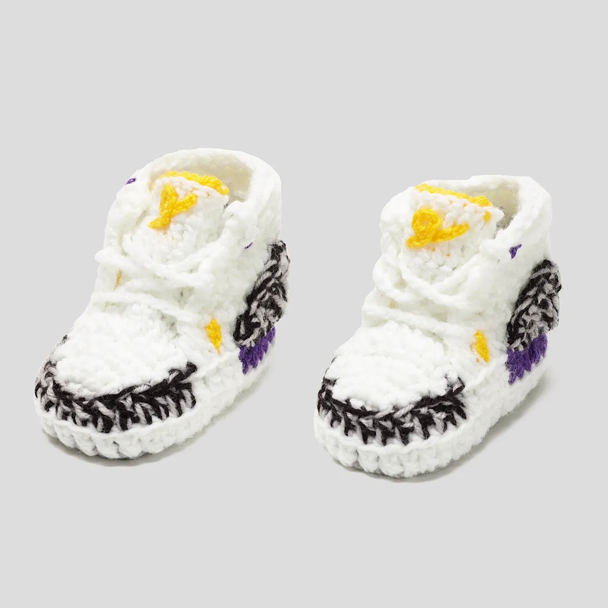 Baby Crochet IB-3 Mamba (Soft felt non-slip bottom & Shoe Box)