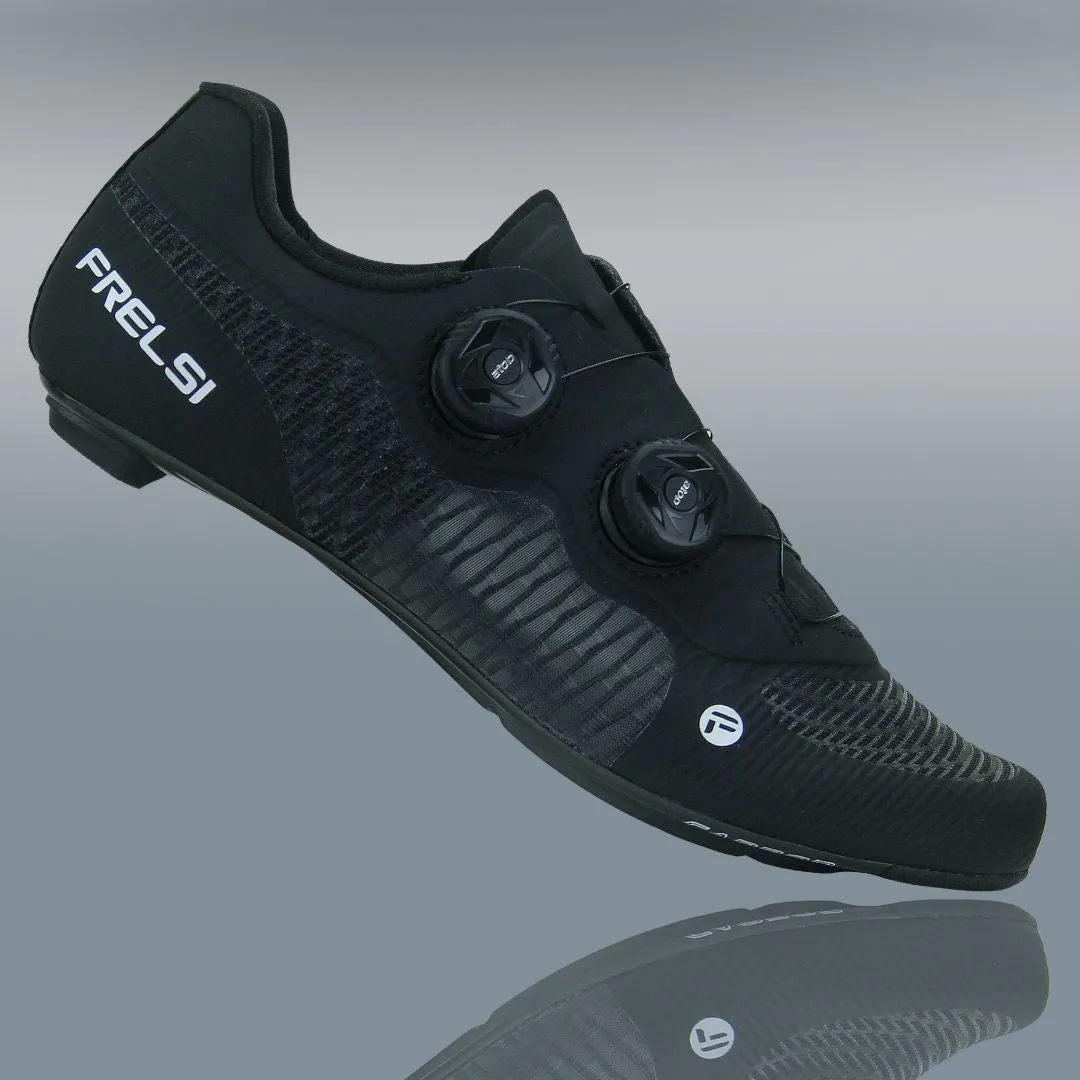 Black Pro Carbon Team Shoes | Built for Speed & Comfort