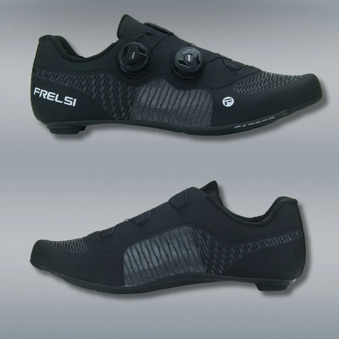 Black Pro Carbon Team Shoes | Built for Speed & Comfort