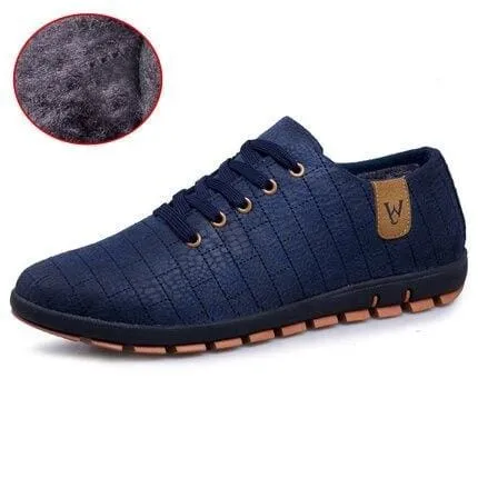 Breathable Men Casual Fashion Low Lace-up Canvas Shoes