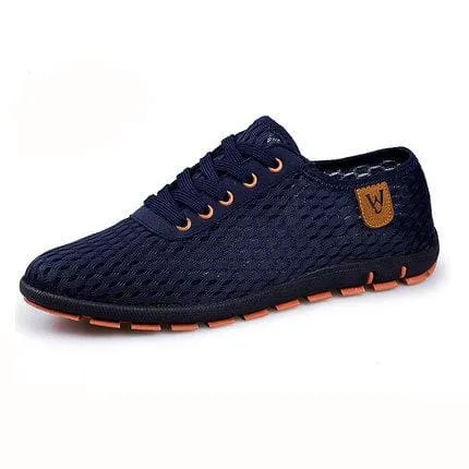 Breathable Men Casual Fashion Low Lace-up Canvas Shoes