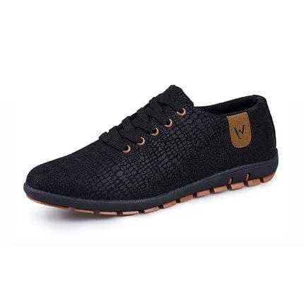 Breathable Men Casual Fashion Low Lace-up Canvas Shoes