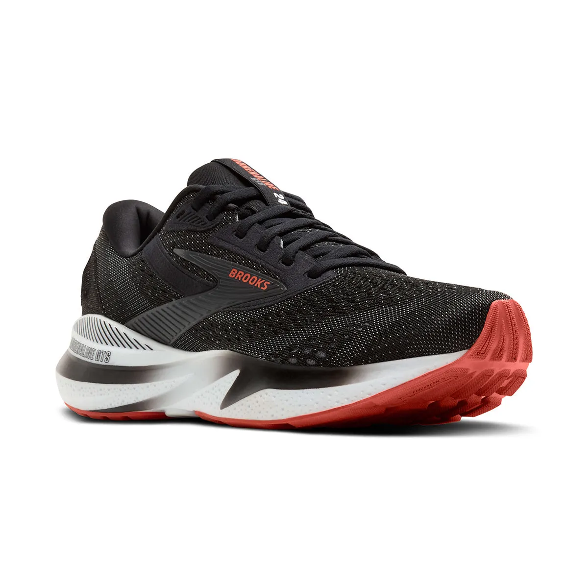 Brooks Adrenaline GTS 24 Mens | Black/grey/red