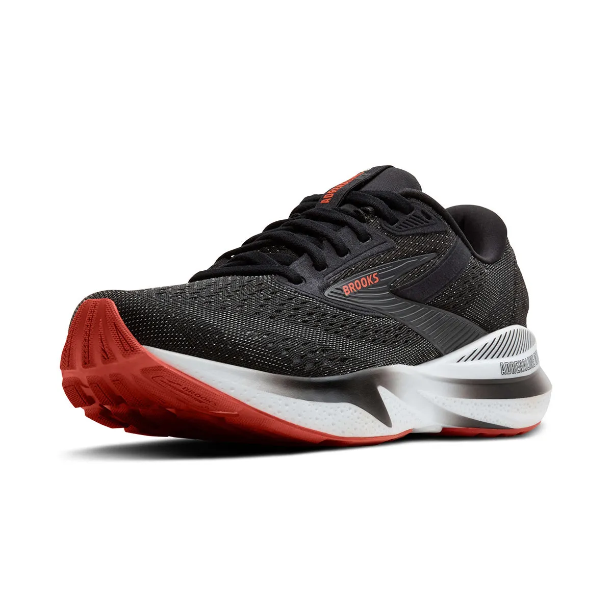 Brooks Adrenaline GTS 24 Mens | Black/grey/red