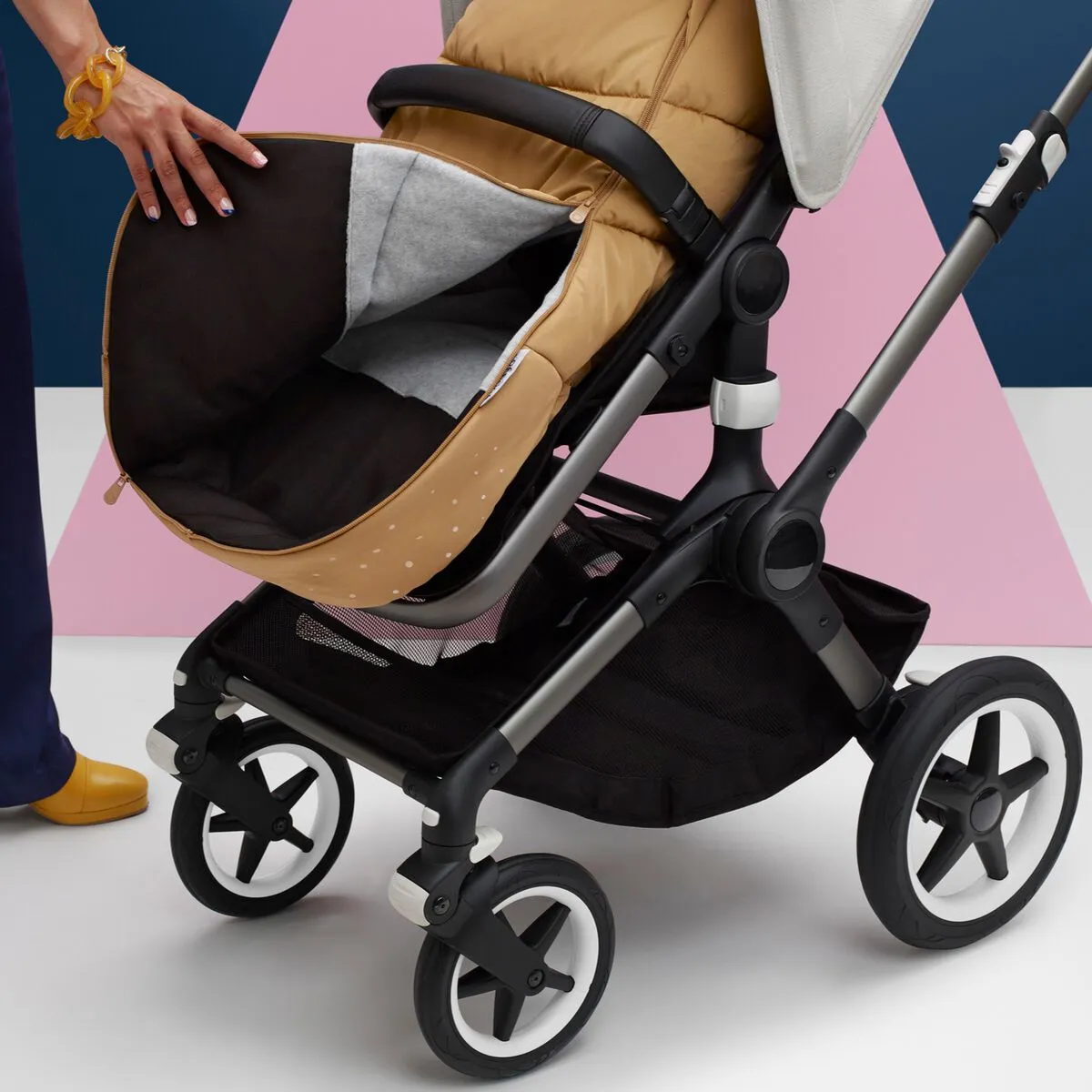 Bugaboo, Universal Footmuff, Noir Limited Edition, Amber Glow