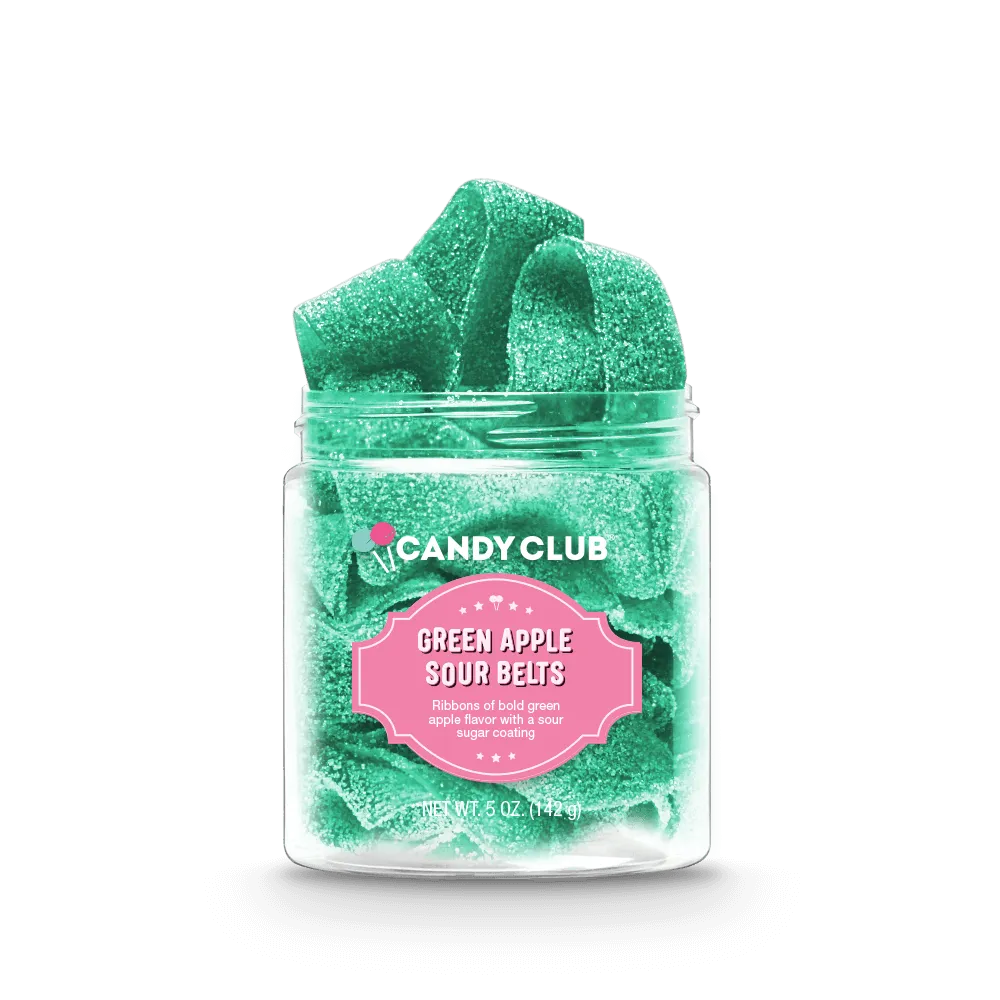 Candy Club - Green Apple Sour Belts