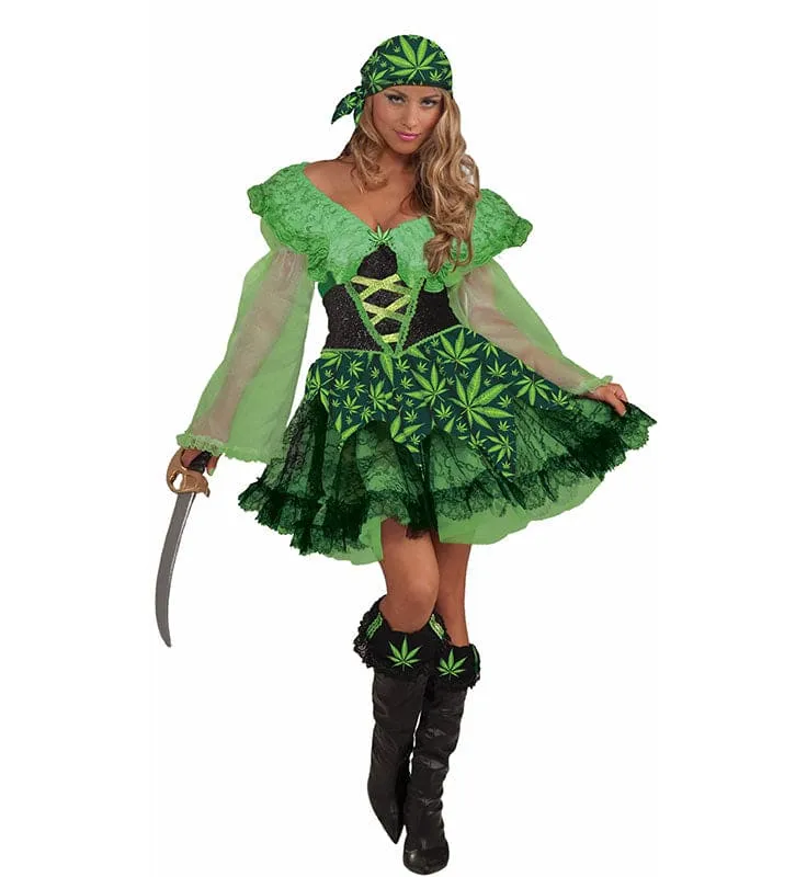 Cannabis High Seas Pirate Women Costume