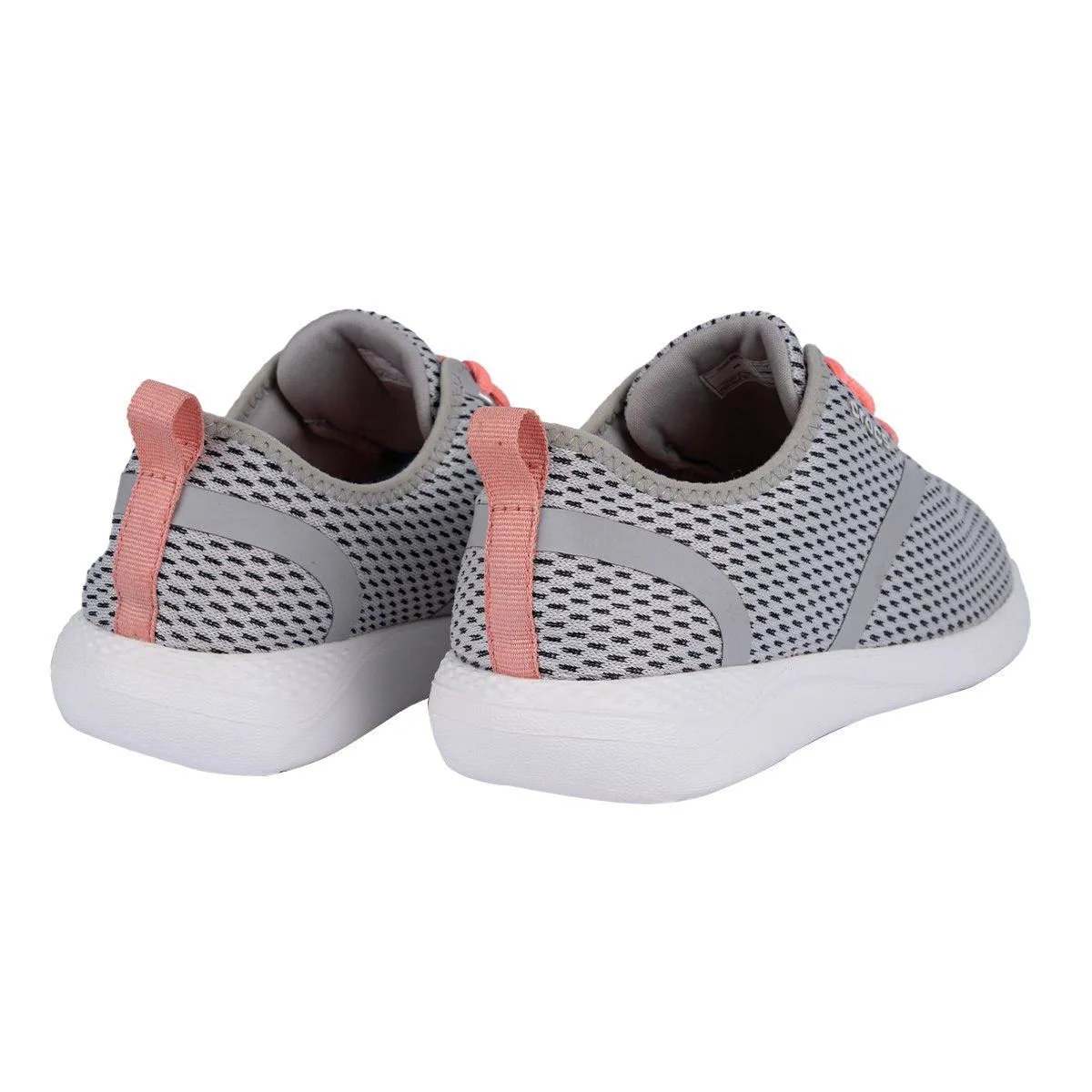 Crocs Literide Mesh Running Sport Shoes Knit Fabric Grey Colour For Women