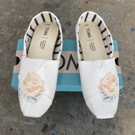 Custom Wedding TOMS shoes