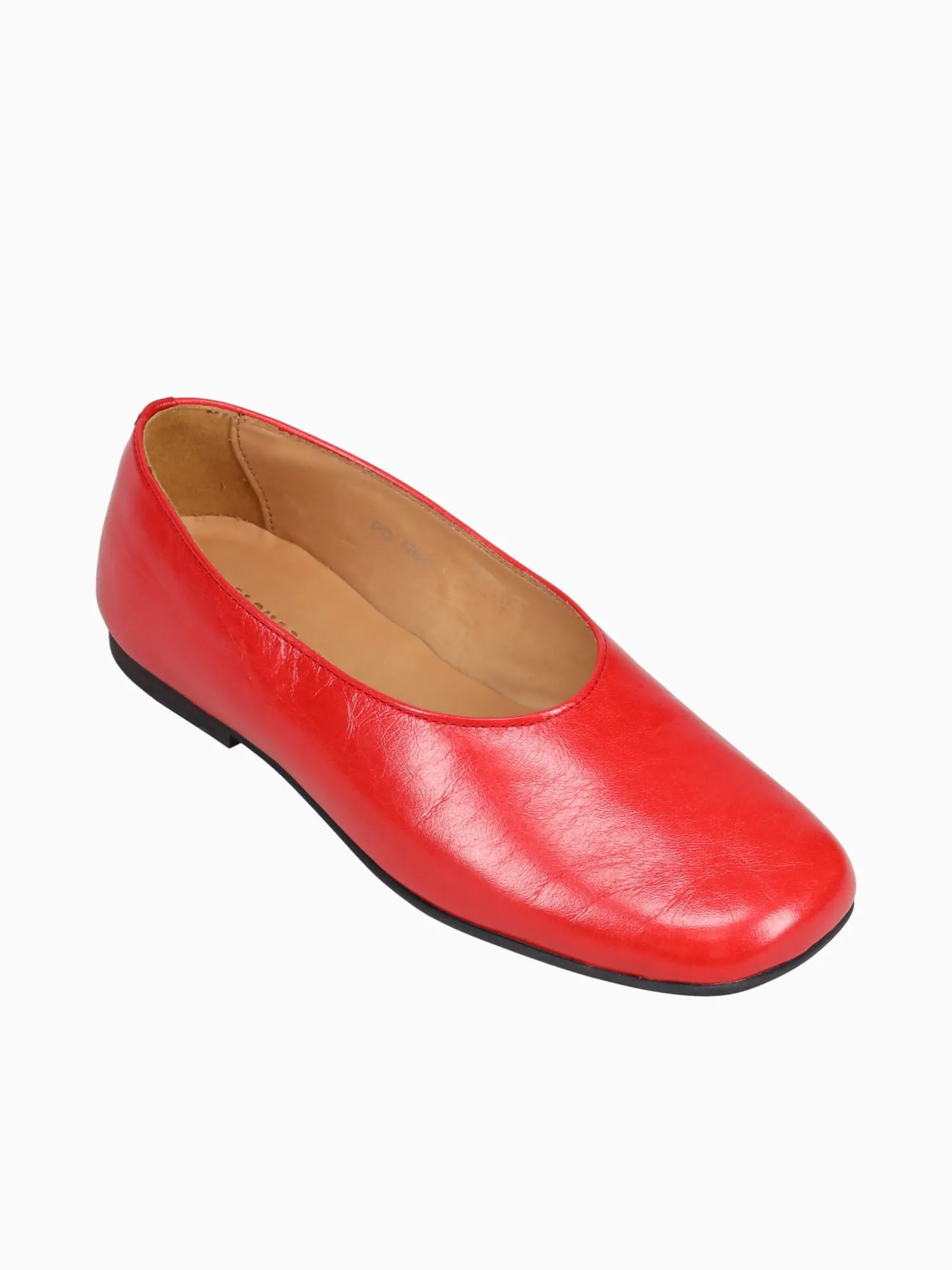 Edie Red Leather