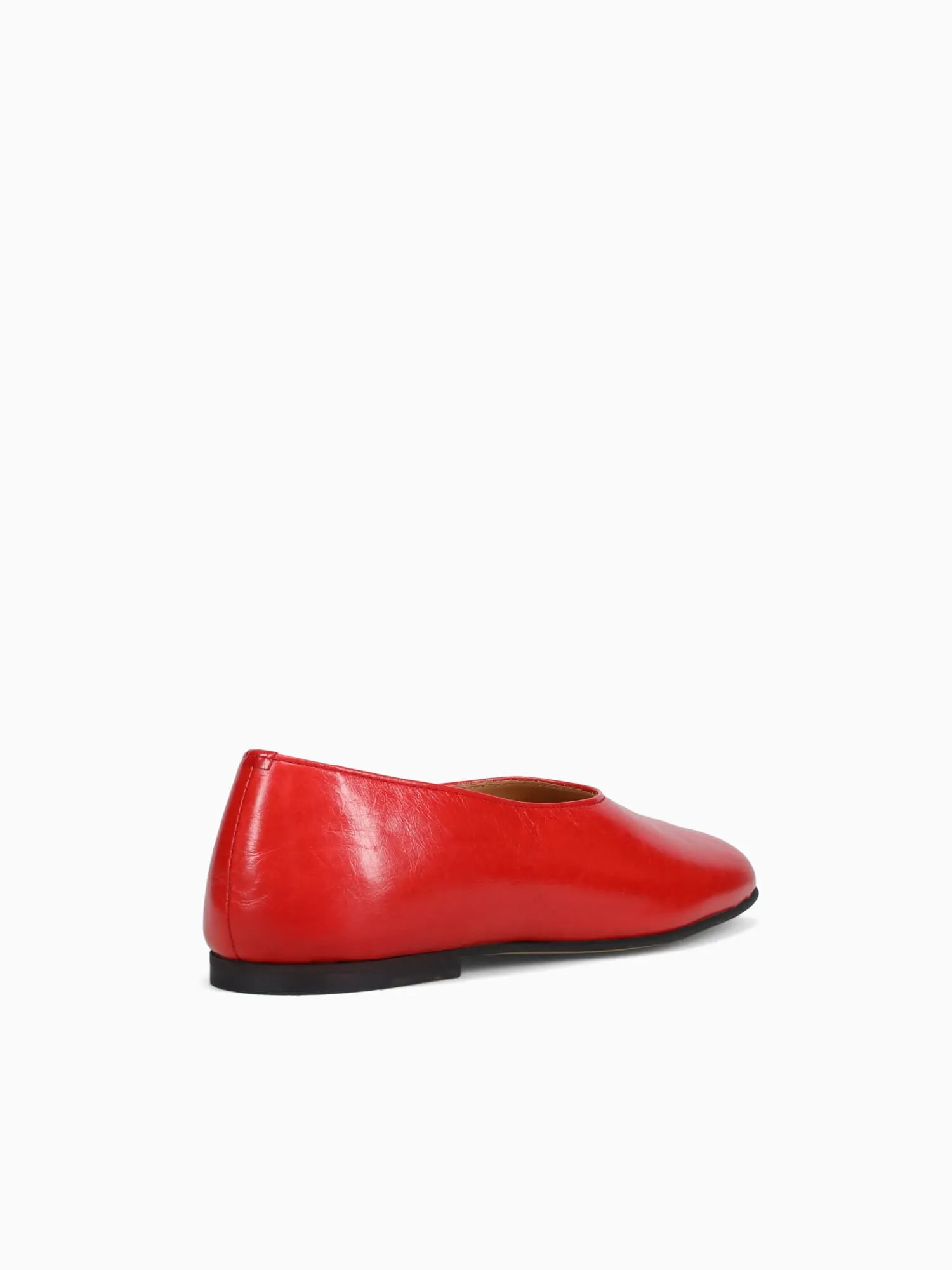 Edie Red Leather