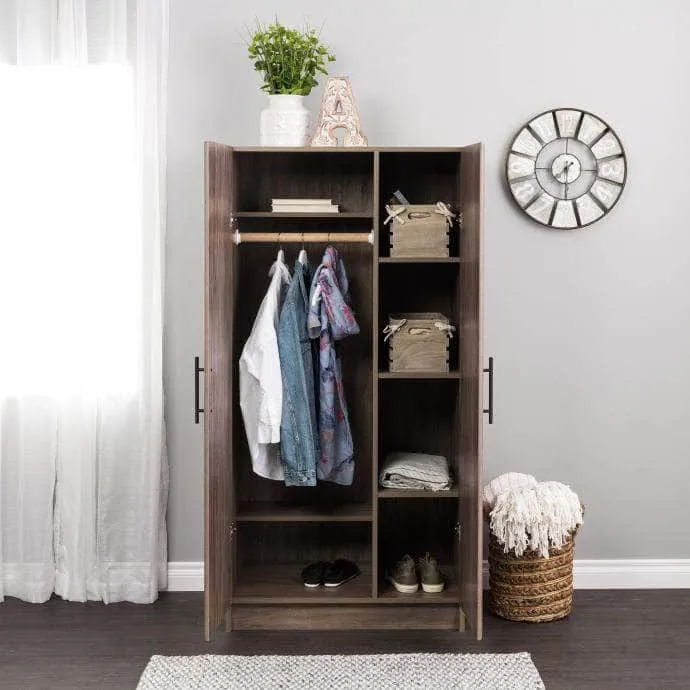 Elite Wardrobe With Storage - Available in 4 Colours