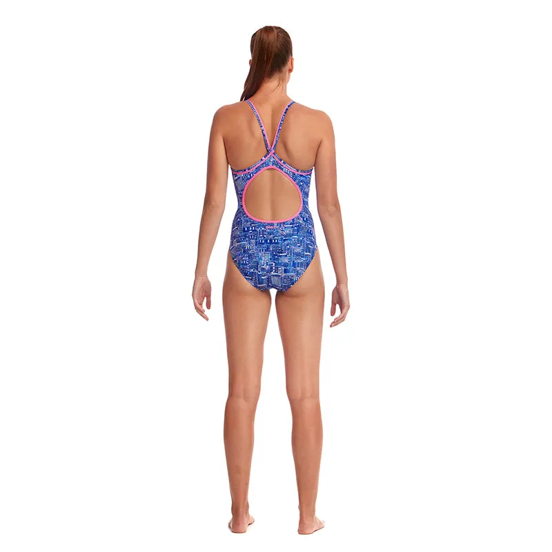 Funkita - Sky City - Ladies Diamond Back One Piece