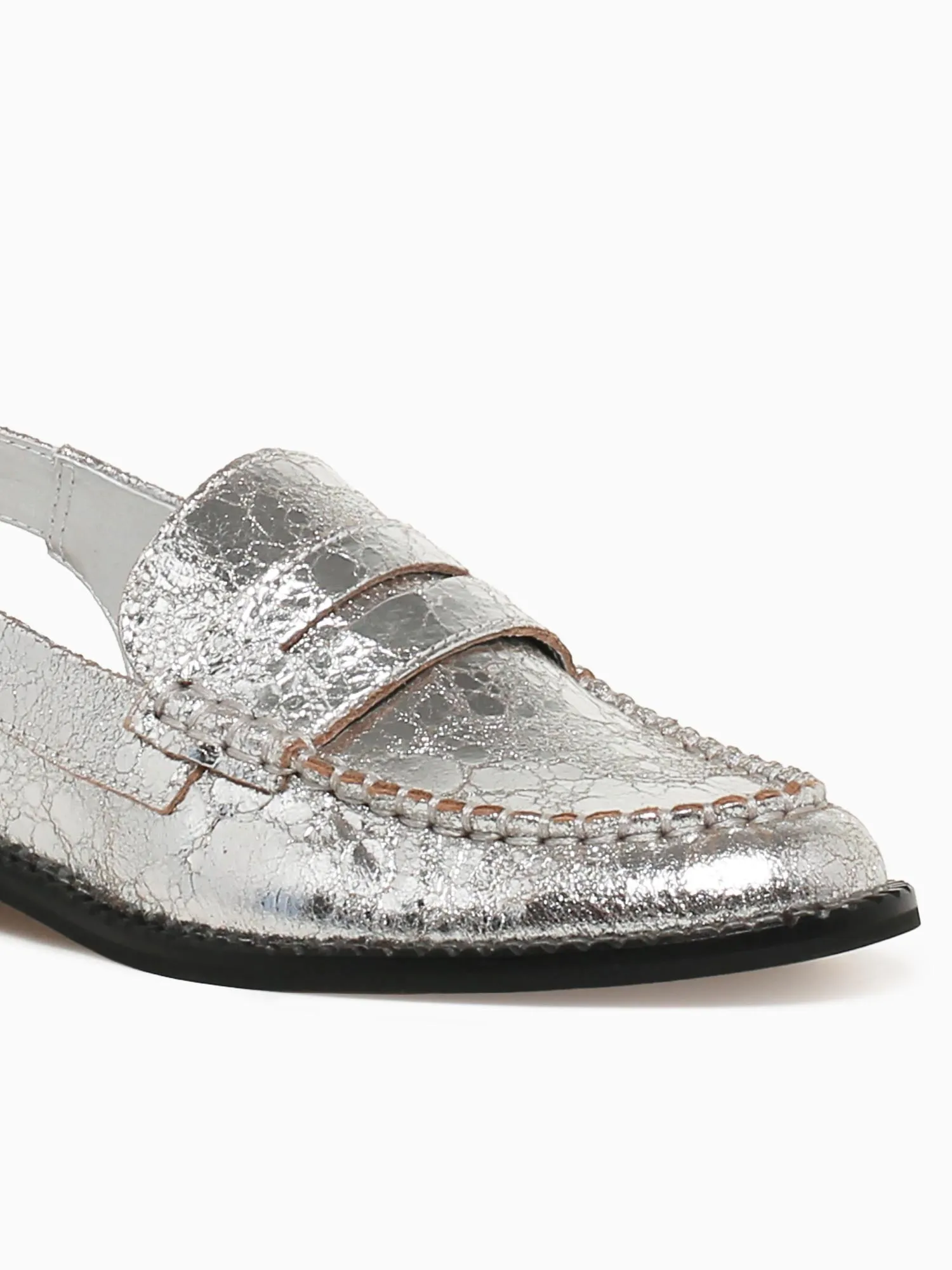 Hardi Silver Crackled Leather