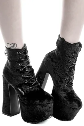 Hell-O Platform Bootie [Velvet]