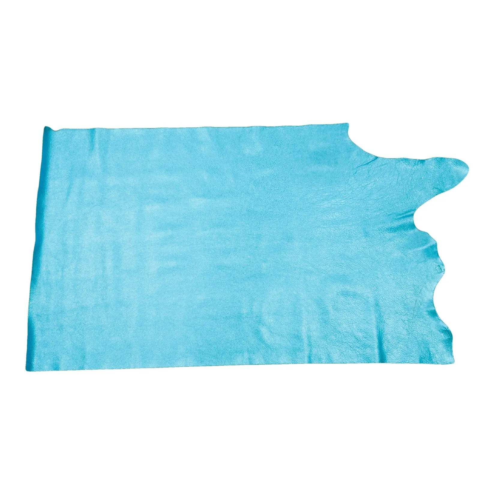 I Do Robin Egg Blue Metallic Vegas 2-3 oz Leather Cow Hides