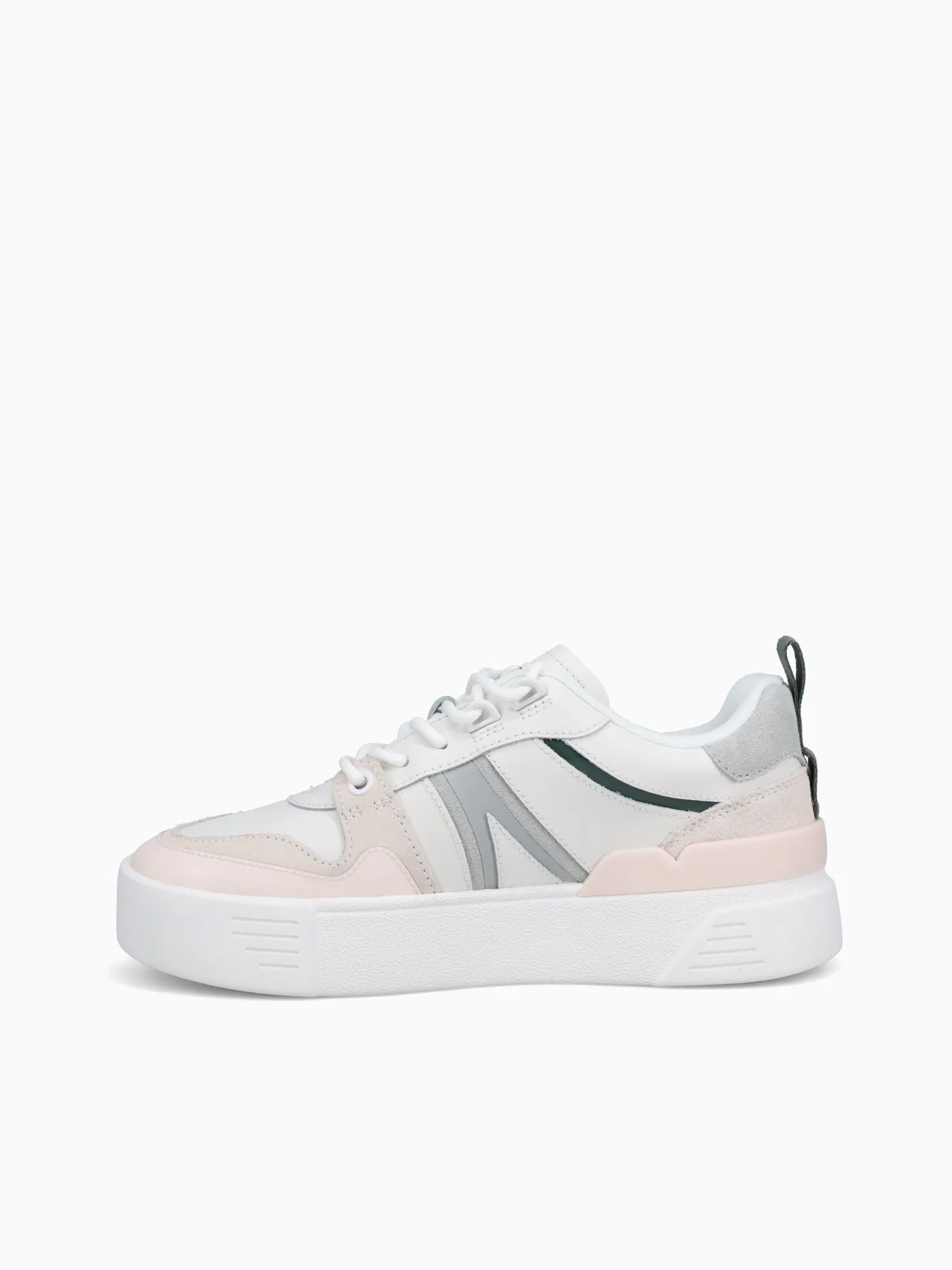 L 002 Wht Lt gry leather