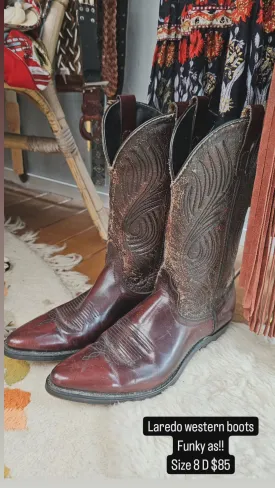 Laredo western boots men's 8D or 8.5