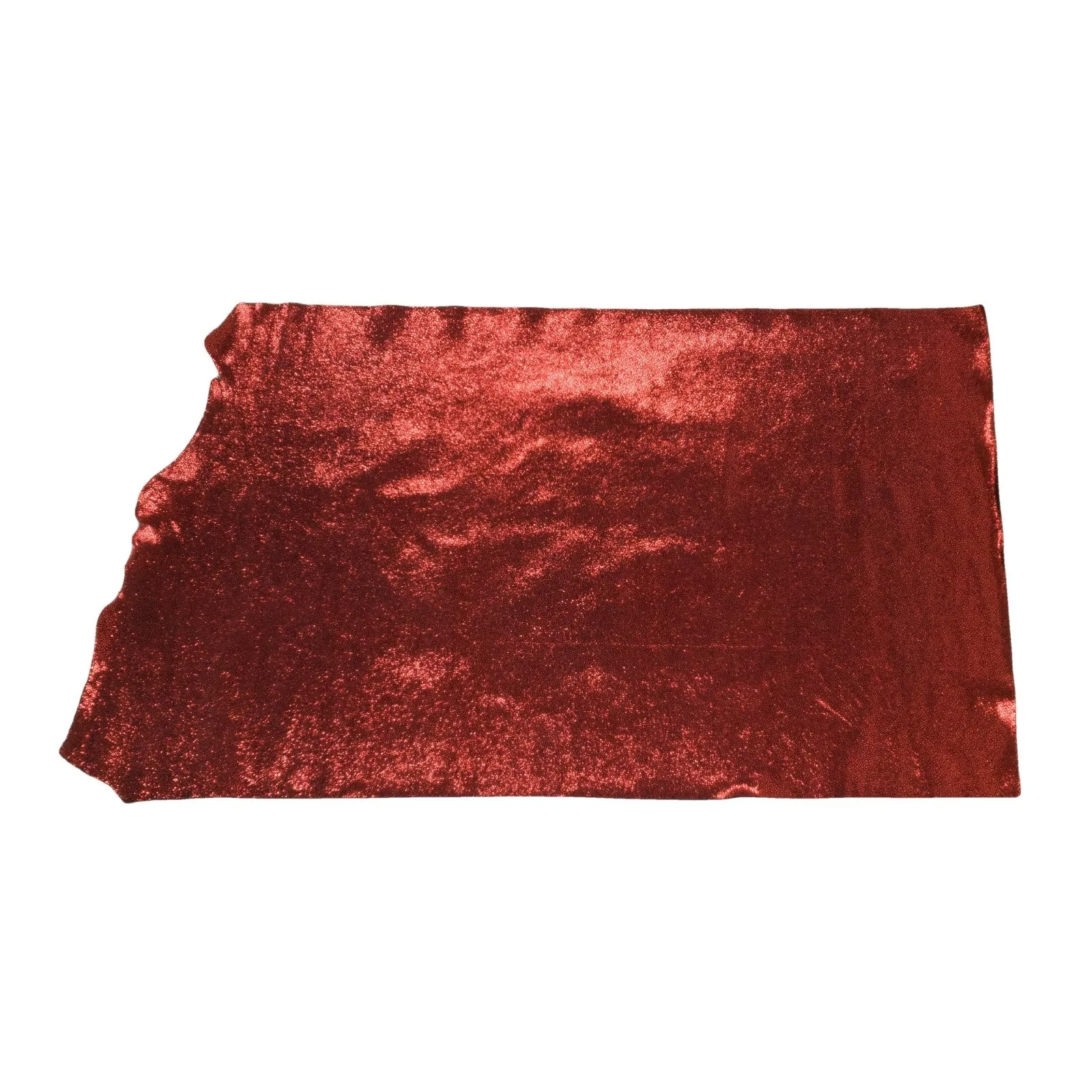 Metallic Red Sizzling Stingray 2-3 oz Cow Hides