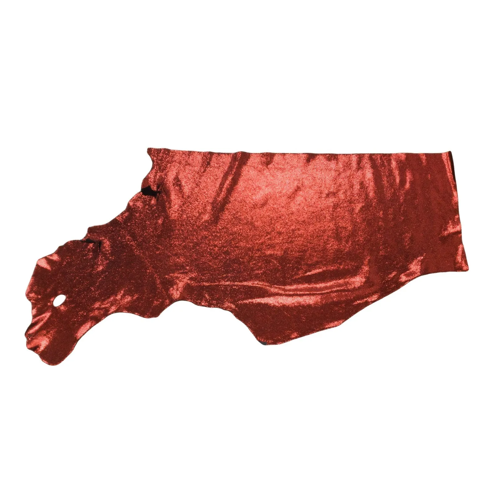 Metallic Red Sizzling Stingray 2-3 oz Cow Hides