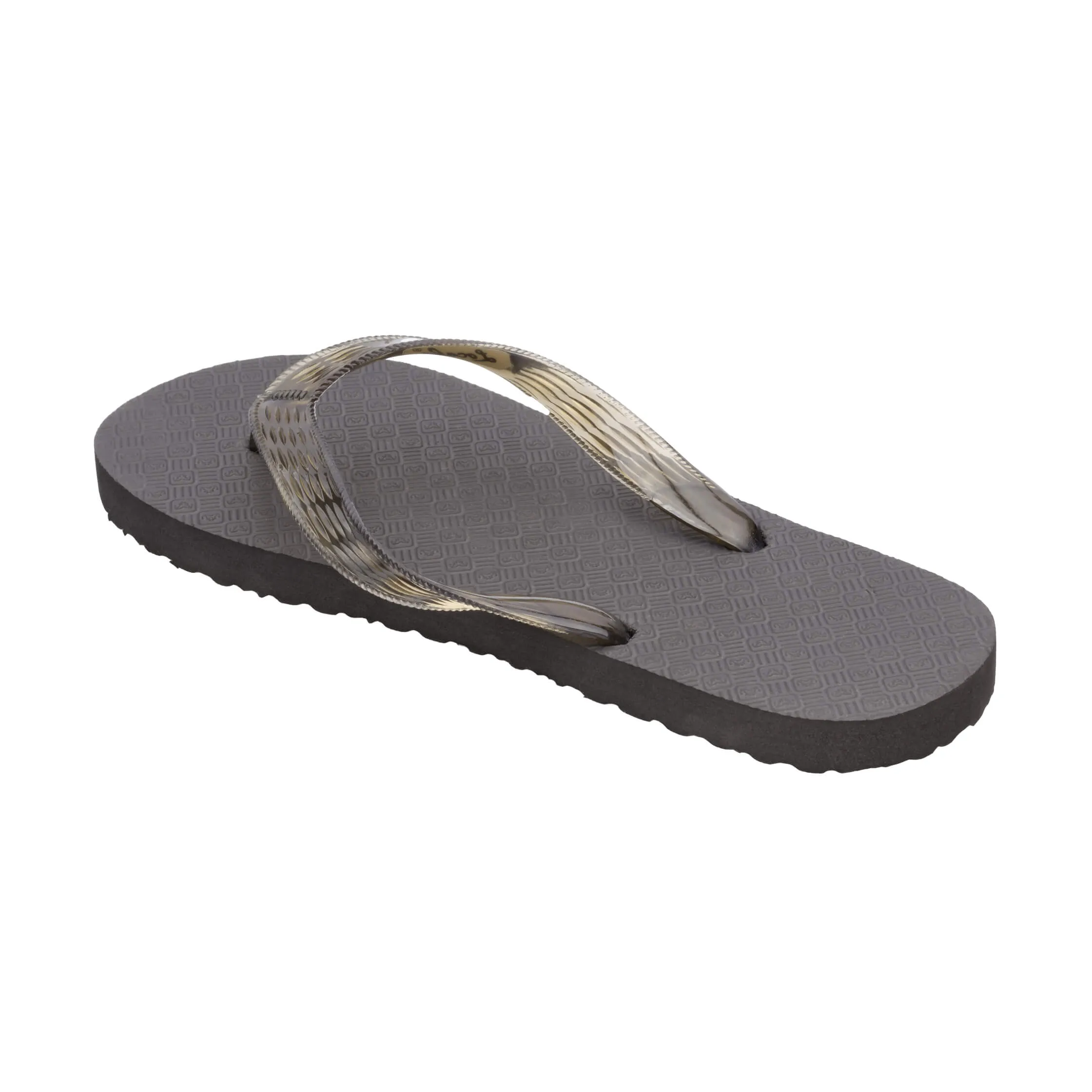 Original Men's Translucent Black Strap Slippah