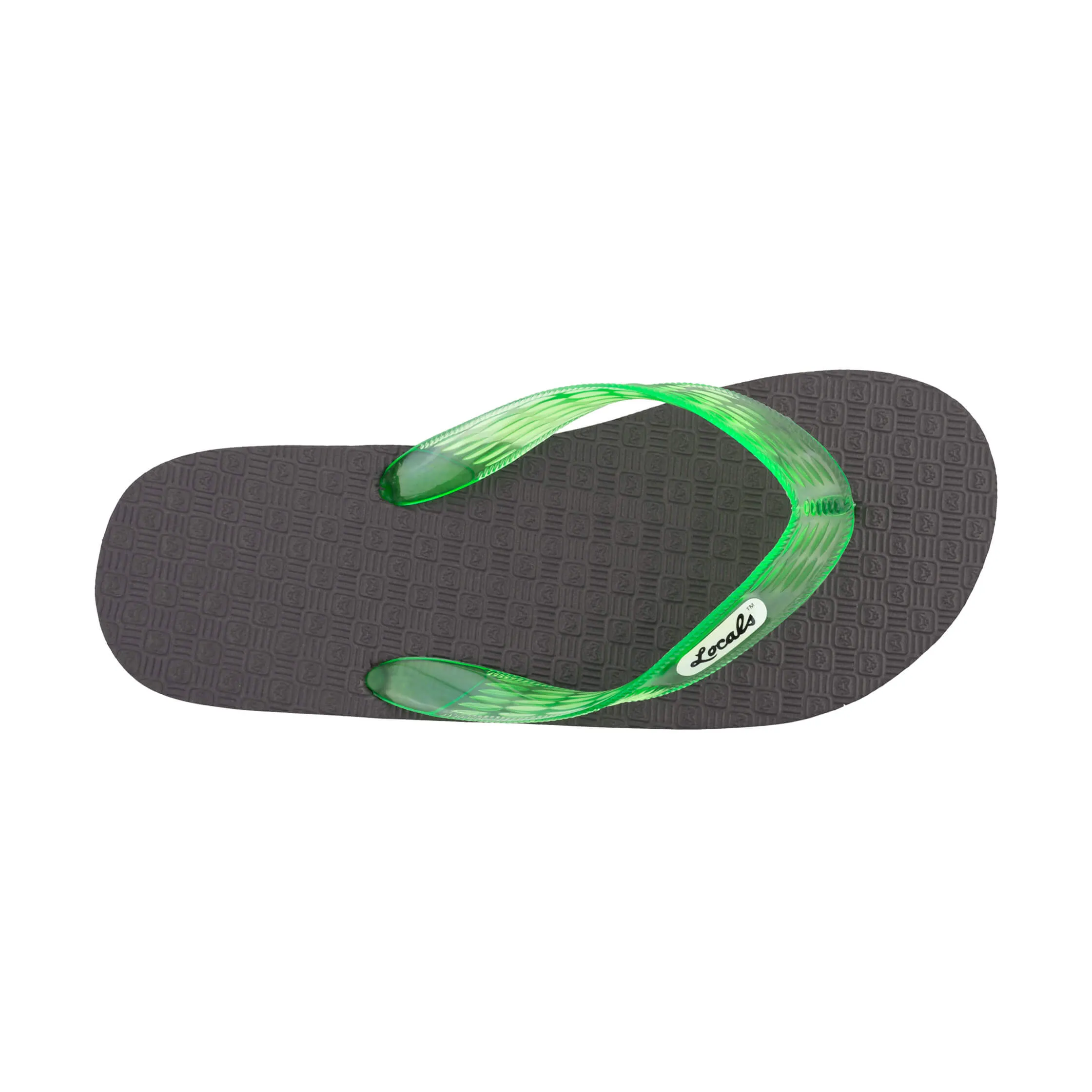 Original Men's Translucent Green Strap Slippah