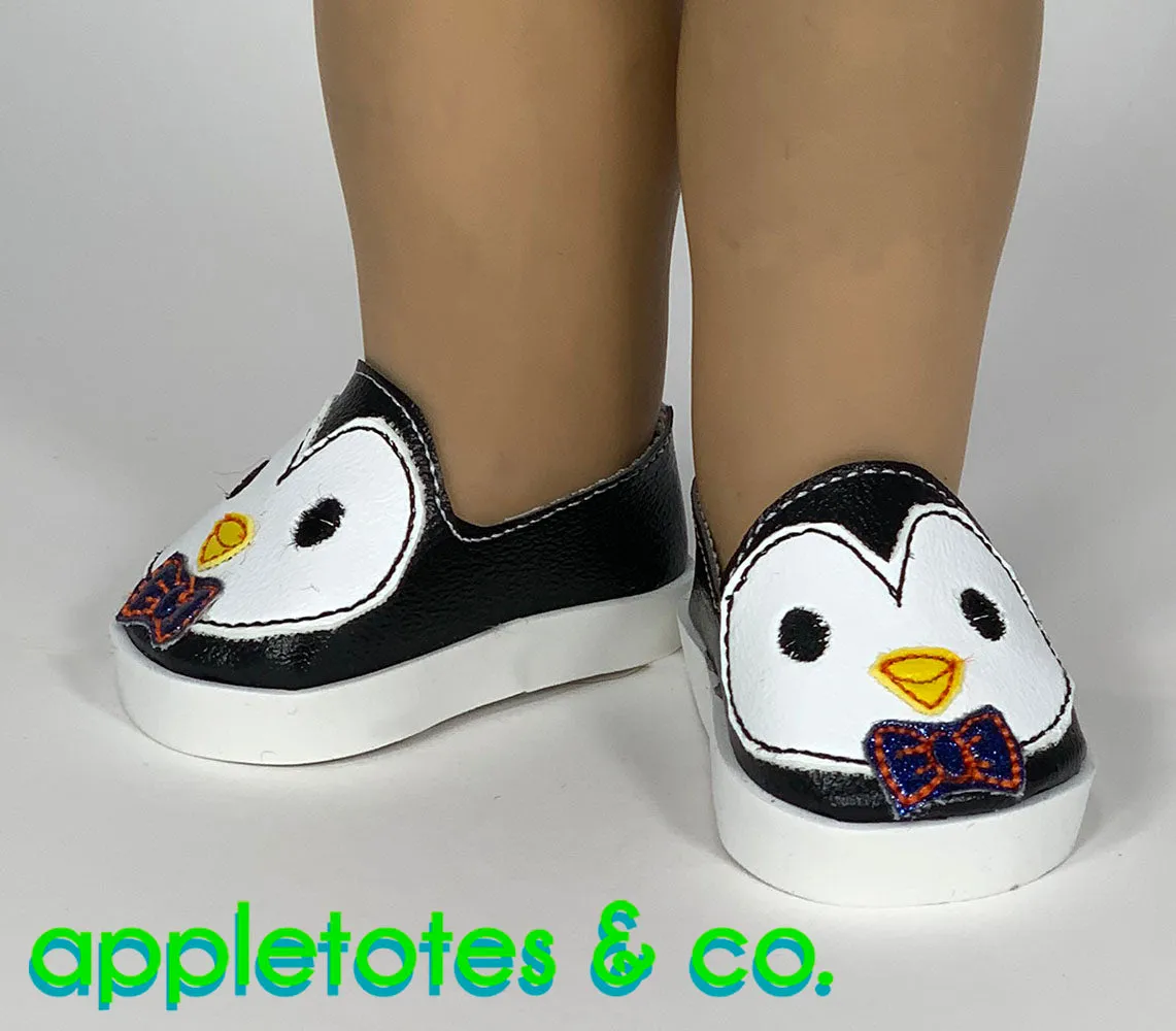 Penguin Flats ITH Embroidery Patterns for 18" Dolls