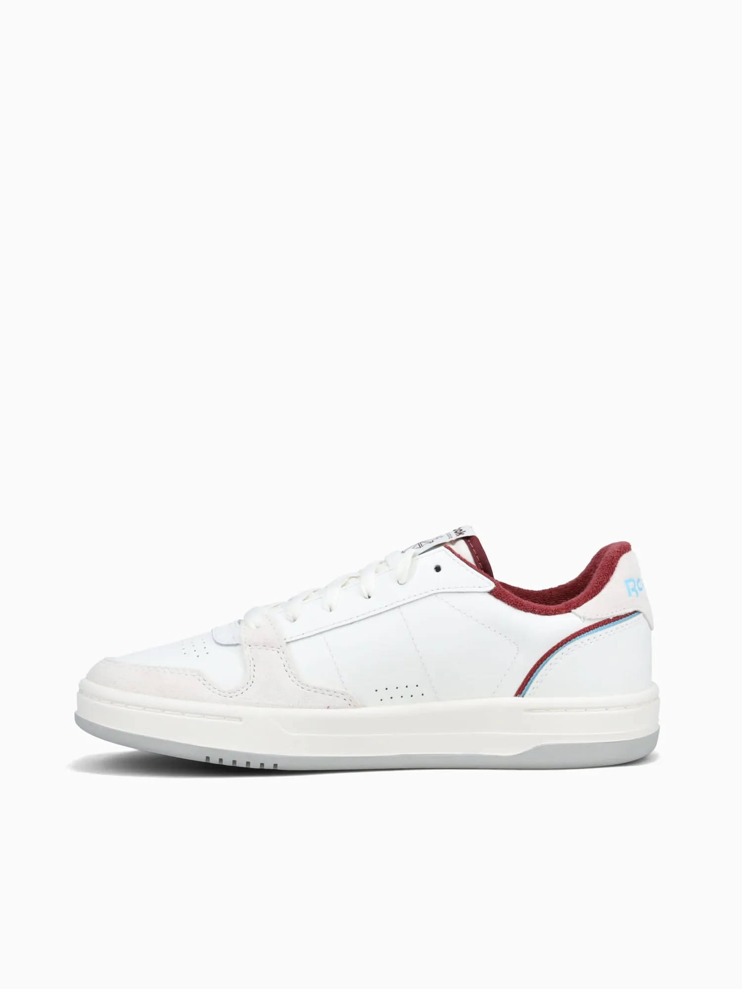 Phase Court Chalk Richmaroon leather