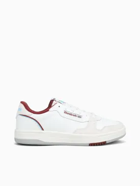 Phase Court Chalk Richmaroon leather