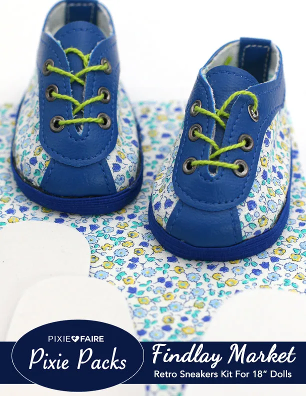 Pixie Packs Findlay Market Retro Sneakers Shoe Collection