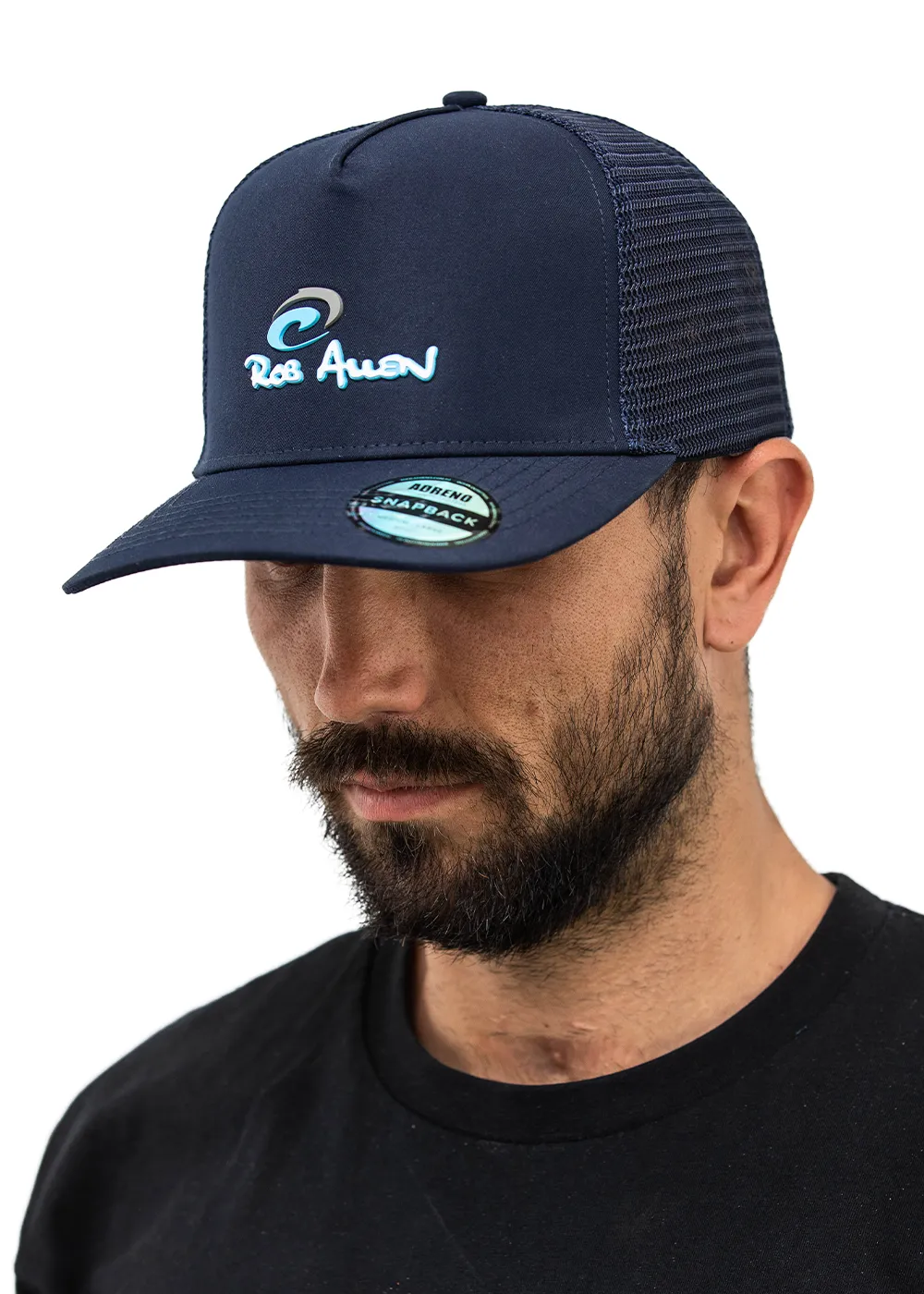 Rob Allen Snapback Trucker Cap - Raised Logo