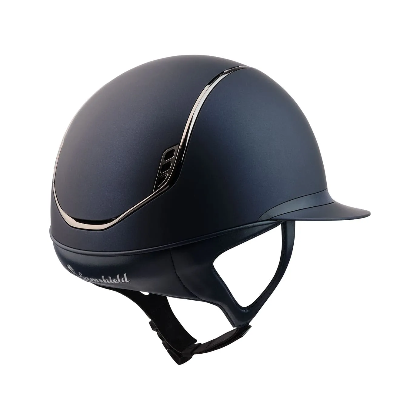 Samshield V2 Miss Shield Standard Shadowmatt Riding Hat - Navy