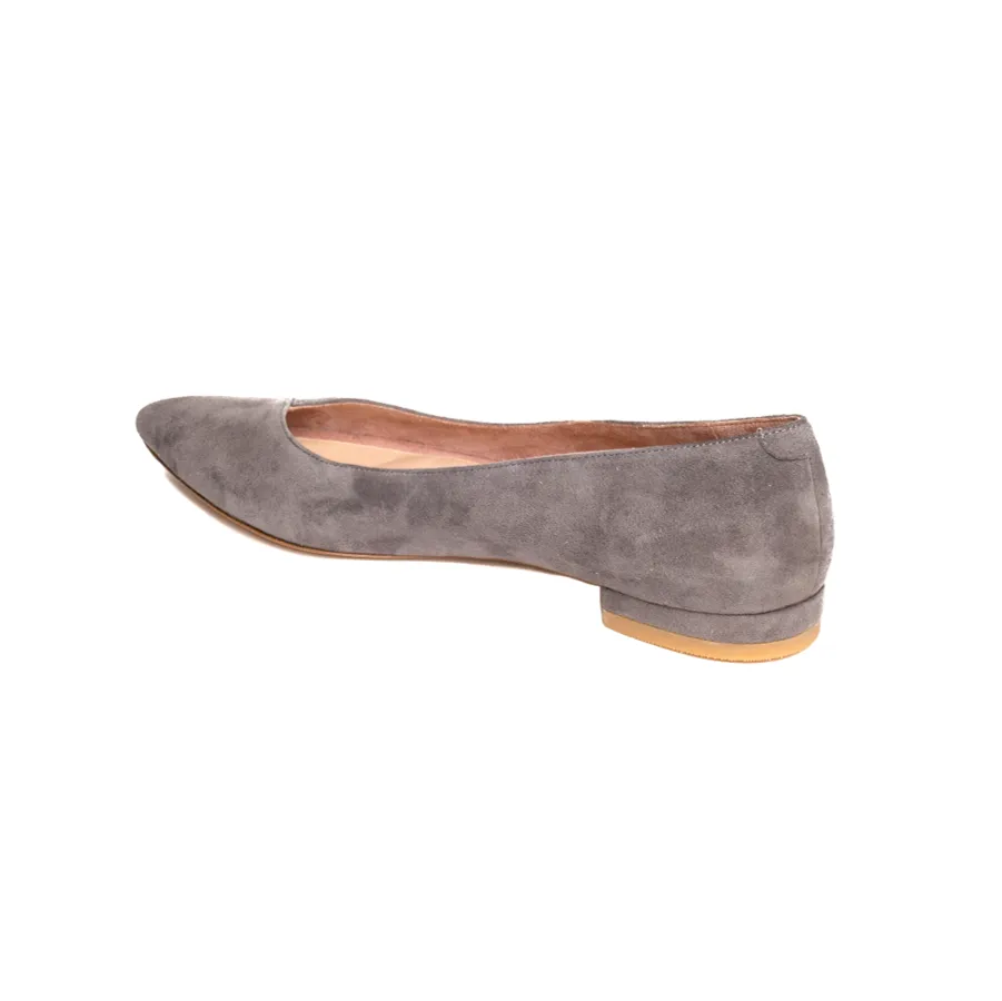 Seize the Gray Suede Flat