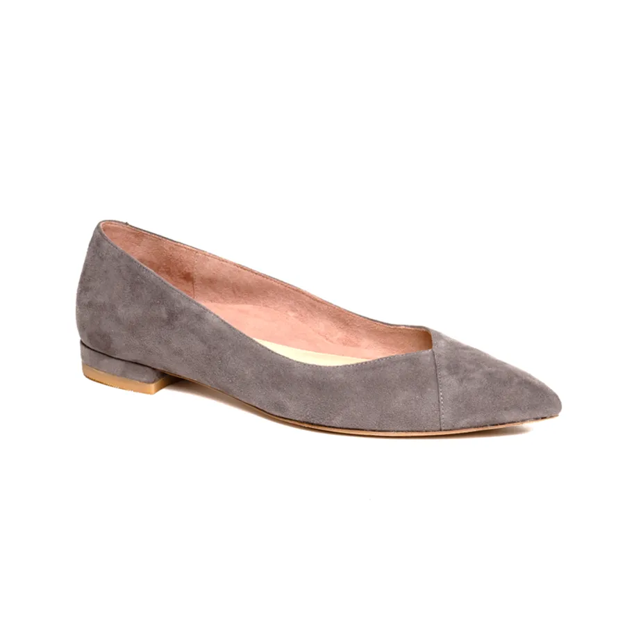 Seize the Gray Suede Flat