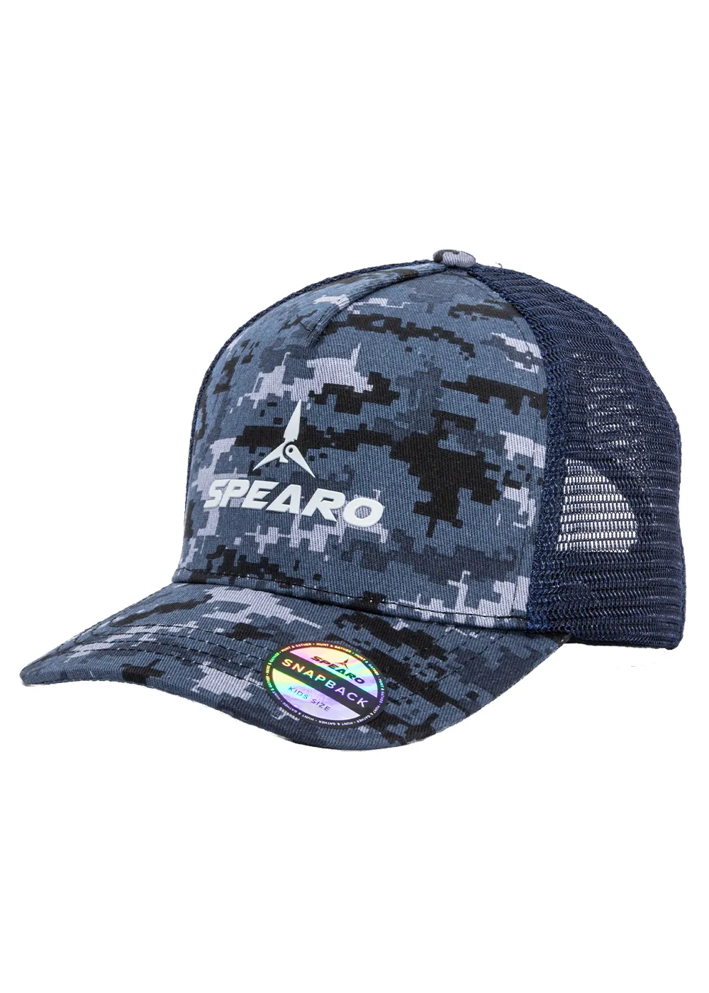 Spearo Youth Snapback Trucker Cap - Raised Spearo Logo