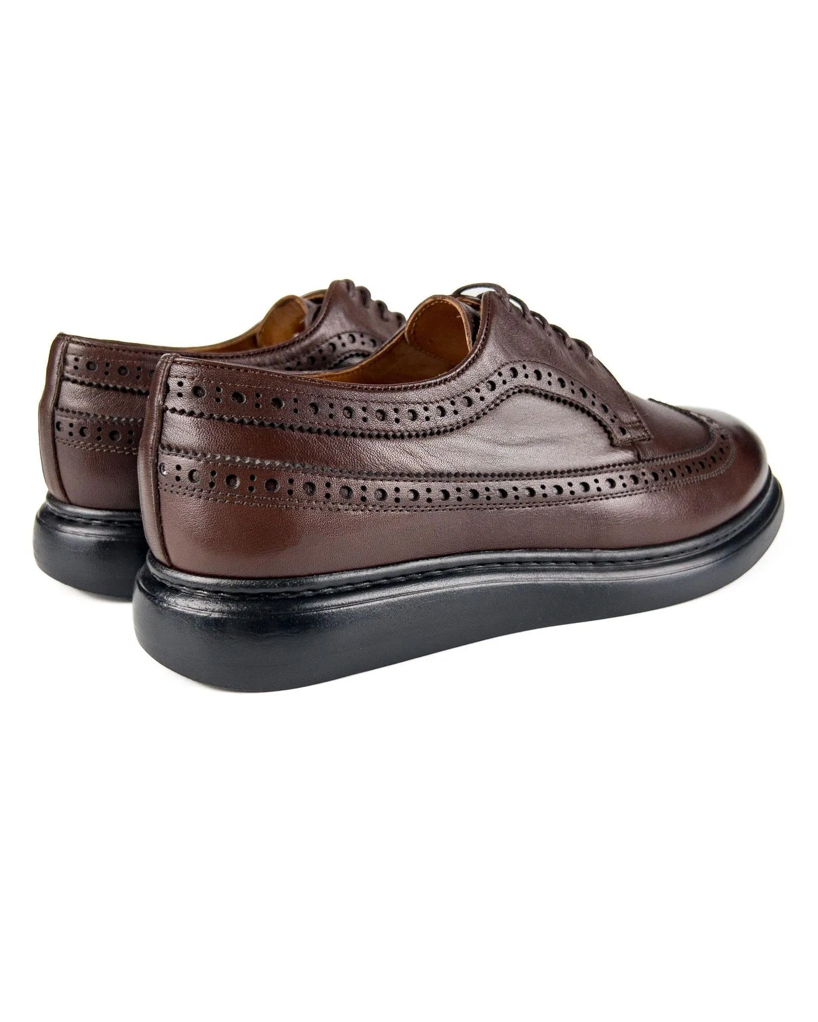 Tango Brown Genuine Leather Casual Classic Men's Shoes