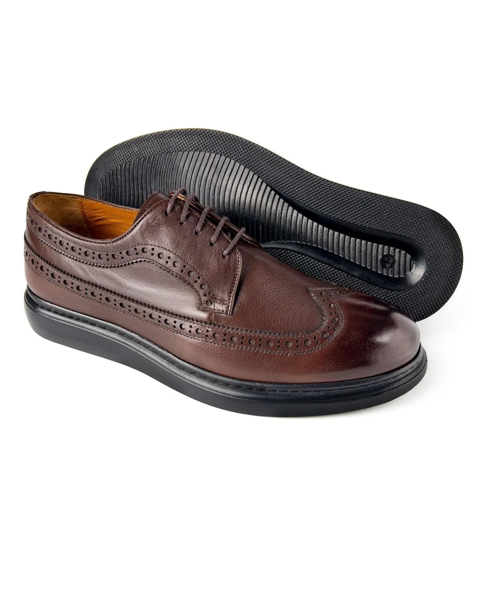 Tango Brown Genuine Leather Casual Classic Men's Shoes