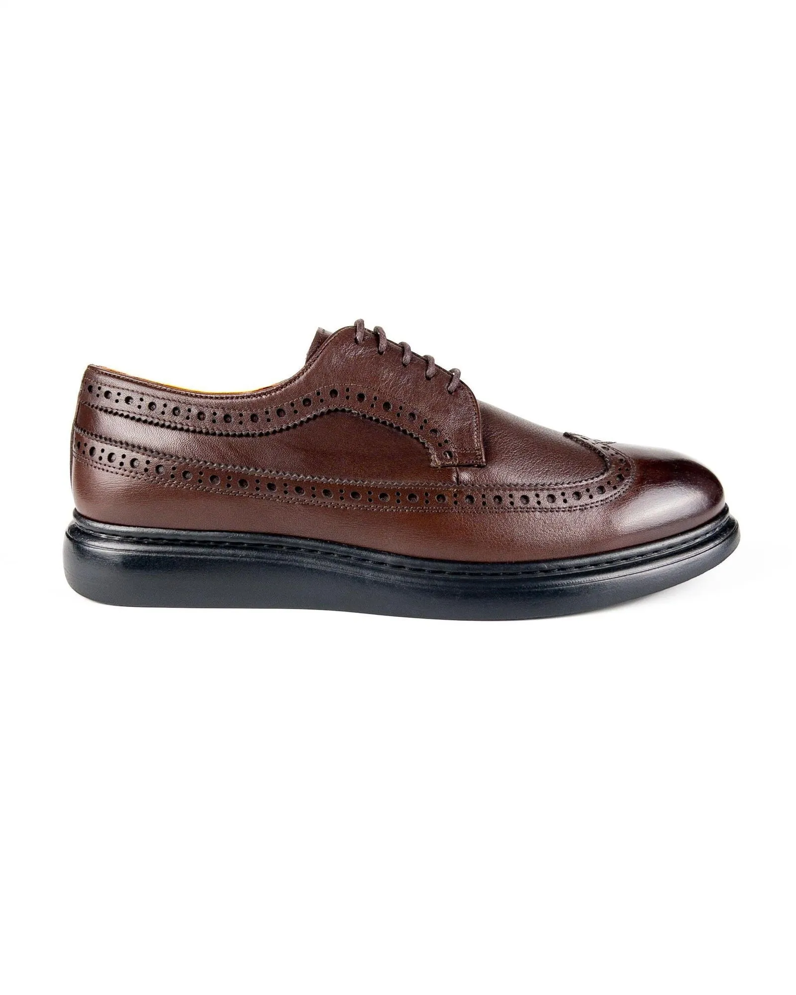 Tango Brown Genuine Leather Casual Classic Men's Shoes