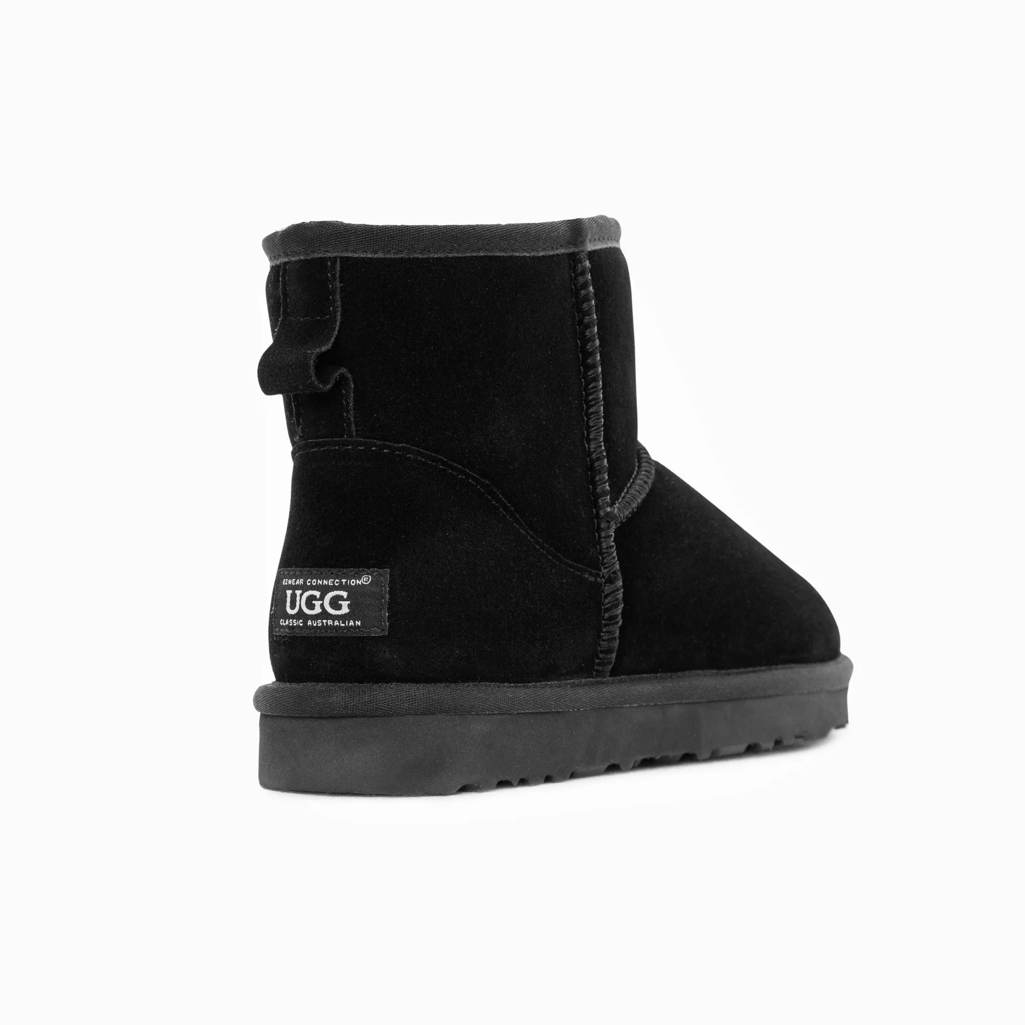 Ugg Boots Genuine Australian Sheepskin Unisex Mini Classic Suede (Large Size) (Unisex Cow Suede)