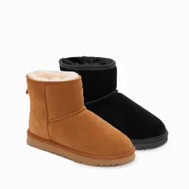 Ugg Boots Genuine Australian Sheepskin Unisex Mini Classic Suede (Large Size) (Unisex Cow Suede)