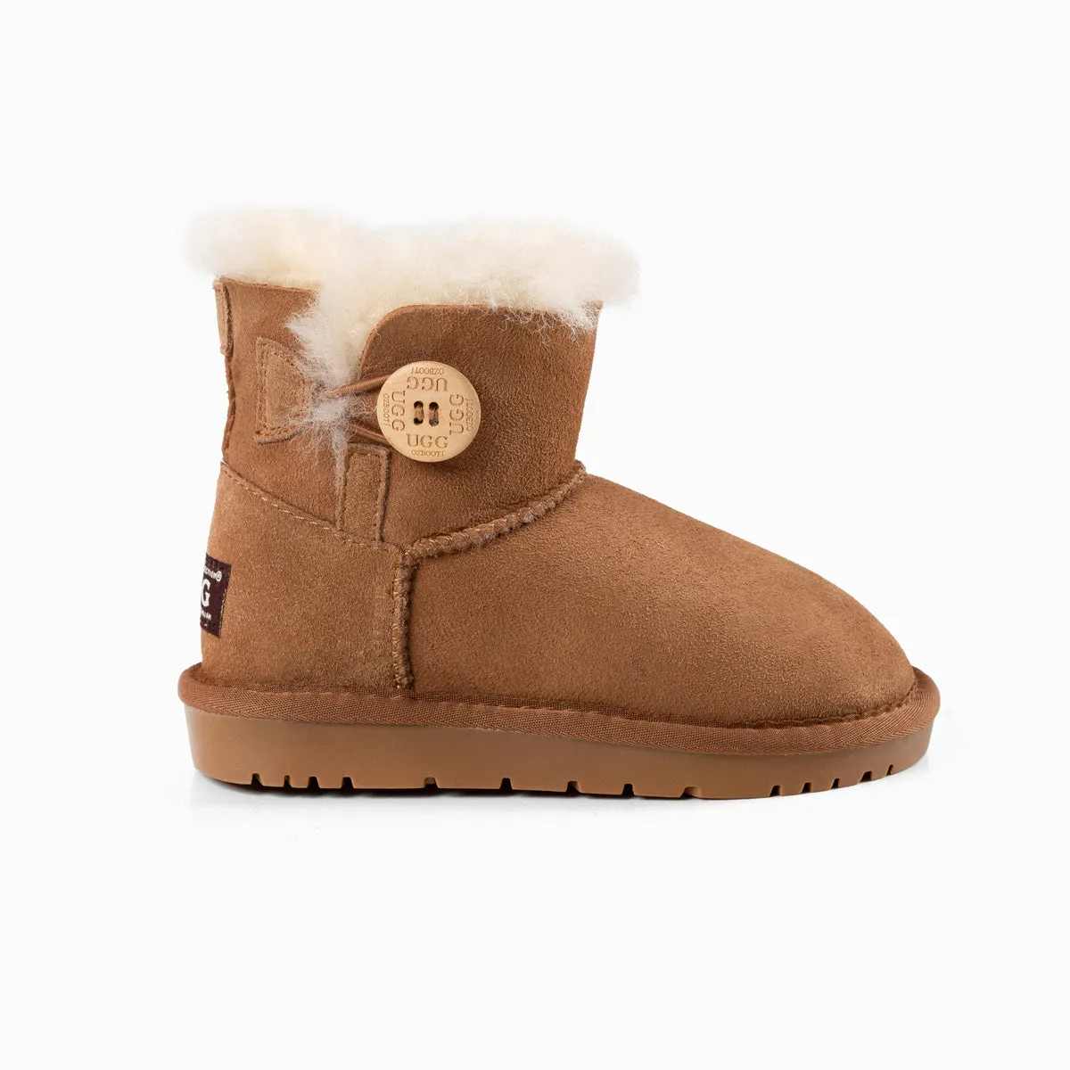 Ugg Kids Mini Button Boots (Water Resistant)