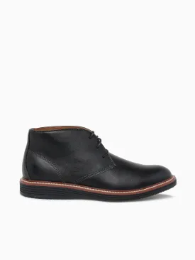 Upton Chukka Black Leather