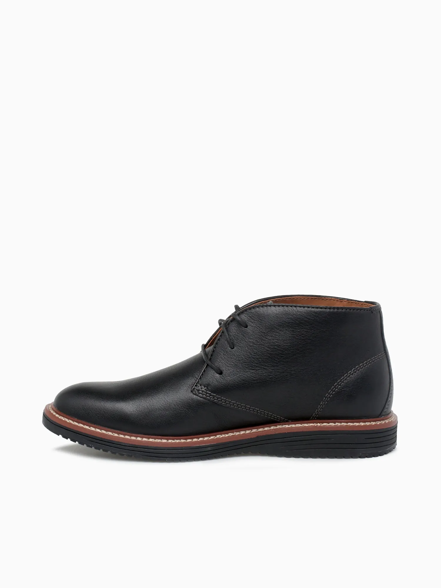 Upton Chukka Black Leather