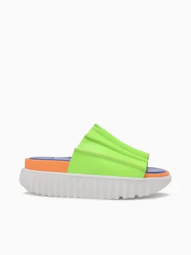 Waffo Pleat Neon Green